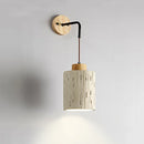 Axyaa Wabi Sabi Cement LED Wall Sconce for Home, Restaurant, and Living Room