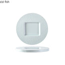 Axya Stone Pattern Ceramic Dinner Plate Set - Restaurant Quality Tableware