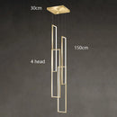 Axyaa Modern LED Pendant Chandeliers for Staircase Living Room Lighting