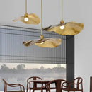 Axyaa Lotus Leaf Pendant Light: Zen Tea Room Decorative Lighting Fixtures