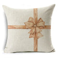 Axyaa Pumpkin Linen Pillow Cover Farmhouse Decor Sofa Car Cushion Case