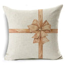 Axyaa Pumpkin Linen Pillow Cover Farmhouse Decor Sofa Car Cushion Case