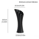 Axyaa Modern Striped Ceramic Vase: High-end Home Decoration Ornament