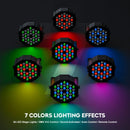 Axyaa 36LED RGB Par Lights Remote DMX Control Stage Light for Events