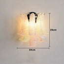 Axyaa Murano Glass Petal Wall Lamp - French Style Lighting for Home Decor