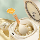 Axyaa Silicone Rice Spoon with Wooden Handle - Kitchen Accessory