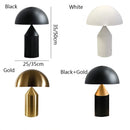 Axya Gold Iron Mushroom Table Lamp for Home Decor and Lighting