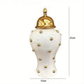 Axyaa Light Luxury Electroplated General Jar Vase - Home Decor Handicraft for Living Room