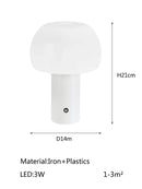 Axyaa LED Home Table Lamp: Portable & Rechargeable for Dining and Study Room, Outdoor Lighting