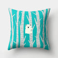 Axyaa Ginkgo Tree Leaf Pillowcase - Four Seasons Natural Landscape Decor