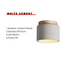 Axyaa Beige Stone LED Downlight for Home Decor - Japan-Inspired Ceiling Light
