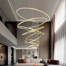 Axyaa Chandelier Pendant Lights Modern Ceiling Lamp LED Decorative Interior Lighting