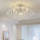 Axyaa Luxury Crystal LED Chandelier for Elegant Home Lighting