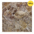 Axyaa 3D Faux Stone Tile Sticker for Kitchen and Bathroom Walls