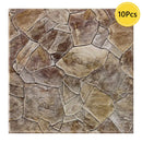 Axyaa 3D Faux Stone Tile Sticker for Kitchen and Bathroom Walls