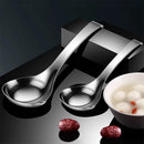 Axyaa Stainless Steel Deepened Soup Spoon - Large Tableware for Home