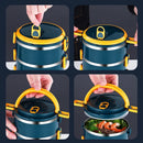Axyaa Stainless Steel Bento Box Set for Child & Adult Lunch Storage