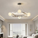Axyaa LED Pendant Chandeliers for Modern Living and Dining Room Lighting