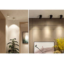Axya COB LED Ceiling Spot Light Adjustable Angle Black White Lampshade