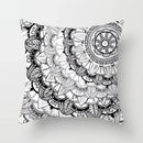 Axyaa Geometric Datura Bohemian Style Wreath Seat Pillow Cover