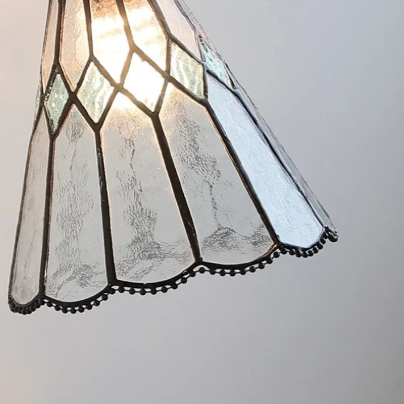 Axyaa Clear Glass Copper Arm LED Wall Sconce Wandlamp