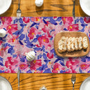 Axyaa Abstract Floral Table Runner for Kitchen Dining Party Decor