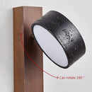 Axyaa Natural Black Stone LED Wall Lamp for Modern Interior Decoration