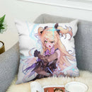 Axyaa Genshin Impact Cushion Cover 40x40cm Decorative Sofa Pillows 45x45 Bed