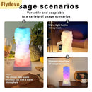 Axyaa LED Color Changing Table Lamp Touch Switch RGB Adjustable for Atmosphere