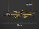 Axyaa Modern Chandelier Pendant Lamp for Dining Room Lighting