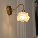 Axyaa Vintage Loft LED Wall Sconce Pink Glass Stair Light Fixtures