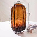 Axyaa Nordic Modern Cactus Glass Vase for High-End Home Decor