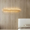 Axyaa Nordic Wooden Wall Sconce for Bedroom, LED Interior Wall Light