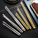 Axyaa Stainless Steel BBQ Clips with Extended Handle - Kitchen & Restaurant Cooking Tool
