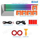 Axyaa 18-in-1 Car Ambient Lights - RGB 64 Colors, APP Control