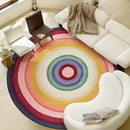 Axyaa Dopamine Round Art Rug for Living Room, Bedroom & Coffee Table Area Influential Style
