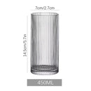 Axyaa Carved Glass Latte Coffee Cup - Ideal for Home, Restaurants, Cafes