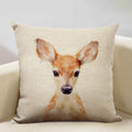 Animal Print Cushion 45x45cm for Sofa, Car Seat & Living Room Decor by Axyaa