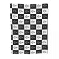 Axyaa Freemason Checkered Pattern Flannel Blanket - Funny Masonic Throw Blanket