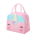 Axyaa Cartoon Animal Lunch Bag: 3D Steroe, Insulated, Waterproof Kids Tote