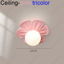 Axyaa Floral Petal Wall/Ceiling Light - Pastoral Decorative Lighting