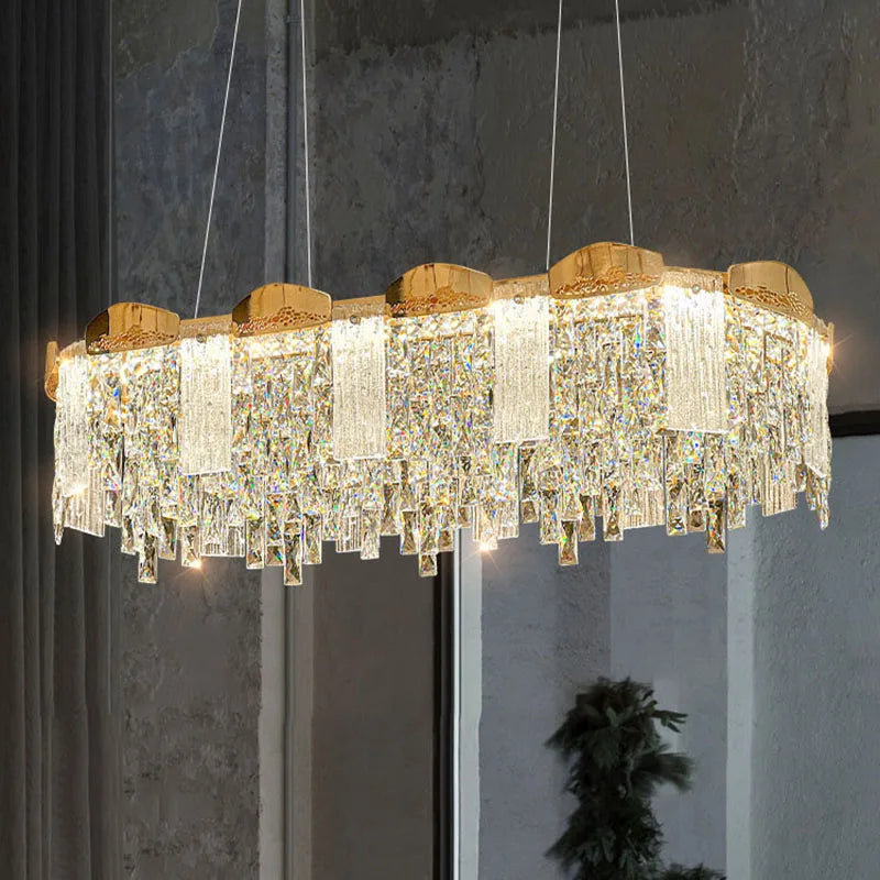 Luxury Crystal Ceiling Chandelier by Axyaa for Modern Home Decor