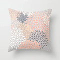 Axyaa Red Yellow Blue Floral Geometric Pillowcase 45*45cm