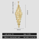 Axyaa Crystal Spiral Staircase Chandelier: Luxury Hotel & Villa Living Room LED Lighting