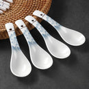 Axyaa Ceramic Kitchen Tableware Set: Ladle, Chopsticks, Soup Spoon