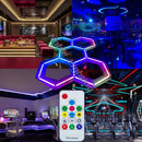 Axyaa Hexagon RGB Lighting Kits: Customizable LED Effects for Home Gym
