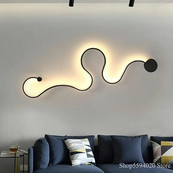 Axyaa LED Wall Lamp: Modern Art Ceiling Light for Living room, Aisle, and Walls
