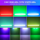 Axyaa RGB LED Wall Washer Lights 4PCS 100W for Outdoor Events, Stage Lighting