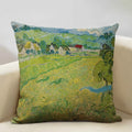 Axyaa Sunflower Oil Printed Cushion Cover - Van Gogh Inspired Decor Pillow Case