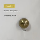 Axyaa Mushroom Wall Lamp: Creative Iron Half Circle Lighting Fixture